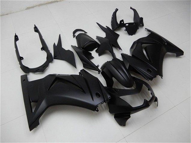 Noir Mat Carénage Moto Kawasaki EX250 2008-2012 Noir Mat Carénage Moto Kawasaki EX250 2008-2012