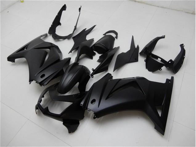 Noir Mat Carénage Moto Kawasaki EX250 2008-2012 Noir Mat Carénage Moto Kawasaki EX250 2008-2012