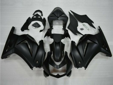 Noir Mat Carénage Moto Kawasaki EX250 2008-2012