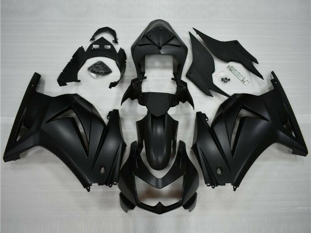 Noir Mat Carénage Moto Kawasaki EX250 2008-2012 Noir Mat Carénage Moto Kawasaki EX250 2008-2012