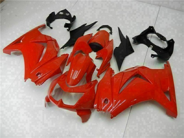 Rouge Carénage Moto Kawasaki EX250 2008-2012
