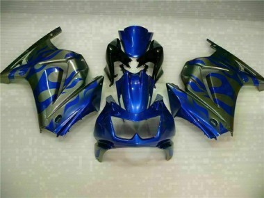 Bleu Carénage Moto Kawasaki EX250 2008-2012