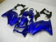 Brillant Bleu Carénage Moto Kawasaki EX250 2008-2012