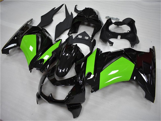 Noir Vert Carénages Moto Kawasaki EX250 2008-2012