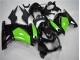 Noir Vert Carénages Moto Kawasaki EX250 2008-2012