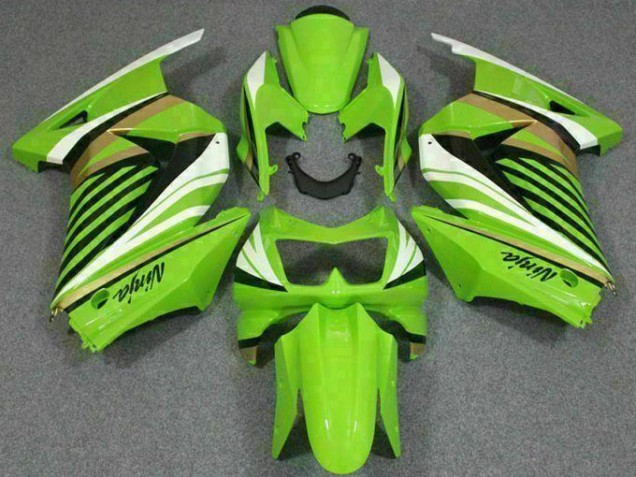 Vert Blanc Noir Ninja Carénage Moto Kawasaki EX250 2008-2012