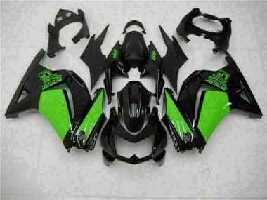 Noir Vert Ninja Carénage Moto Kawasaki EX250 2008-2012