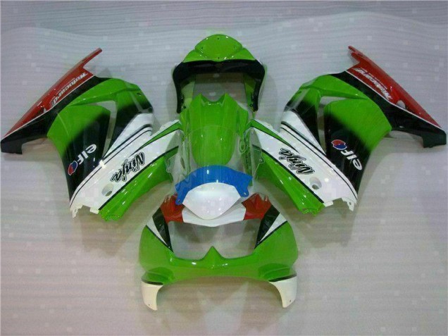 Blanc Vert Noir Ninja Carénage Moto Kawasaki EX250 2008-2012