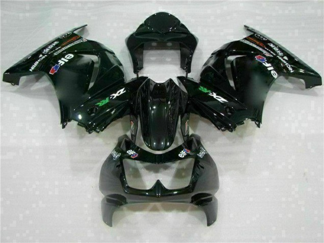 Noir Kit Carénages Motos Complet Kawasaki EX250 2008-2012