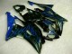 Bleu Flamme Noir Carénage Moto Yamaha R6 2008-2016 Bleu Flamme Noir Carénage Moto Yamaha R6 2008-2016