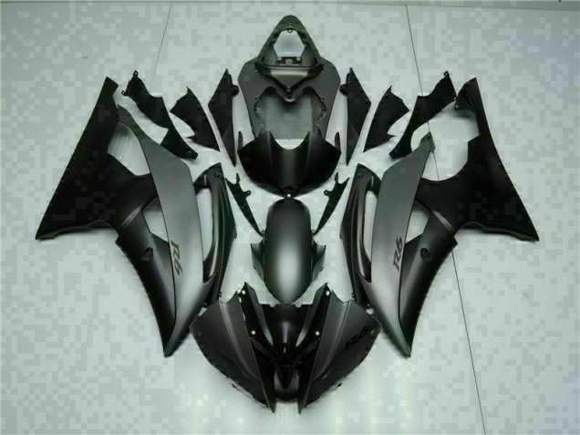 Gris Noir Carénages Moto Yamaha R6 2008-2016
