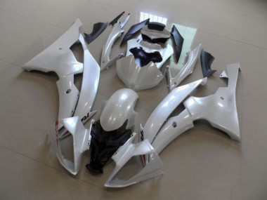 Blanc Nacré Carénage Moto Yamaha R6 2008-2016