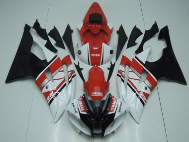 Rouge Blanc Noir Carrosserie Moto Yamaha R6 2008-2016