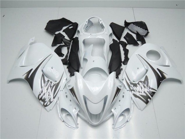 Blanc Carénage Moto Suzuki GSXR 1300 Hayabusa 2008-2019