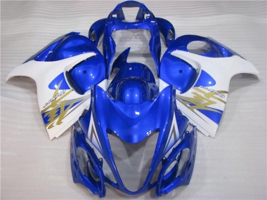 Bleu Blanc Carrosserie Moto Suzuki GSXR 1300 Hayabusa 2008-2019
