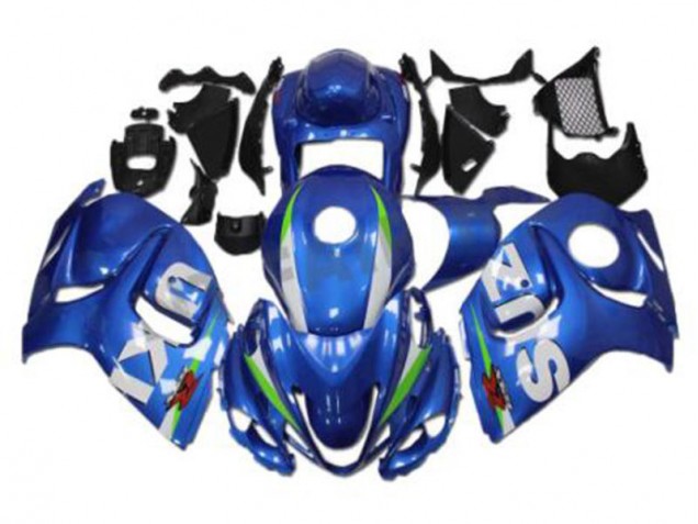 Bleu Blanc Carénage Moto Suzuki GSXR 1300 Hayabusa 2008-2019 Bleu Blanc Carénage Moto Suzuki GSXR 1300 Hayabusa 2008-2019