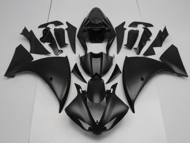 Noir Mat Carénage Moto Yamaha R1 2009-2011