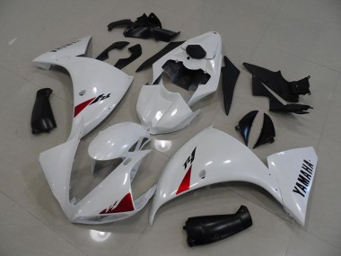 Blanc Noir Carénage Moto Yamaha R1 2009-2011