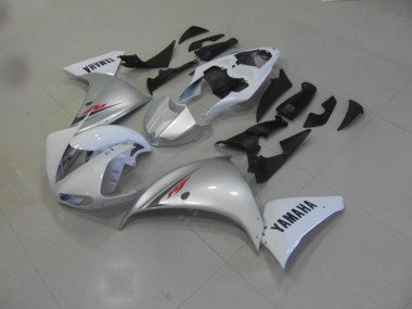 Blanc Argent Carénage Moto Yamaha R1 2009-2011