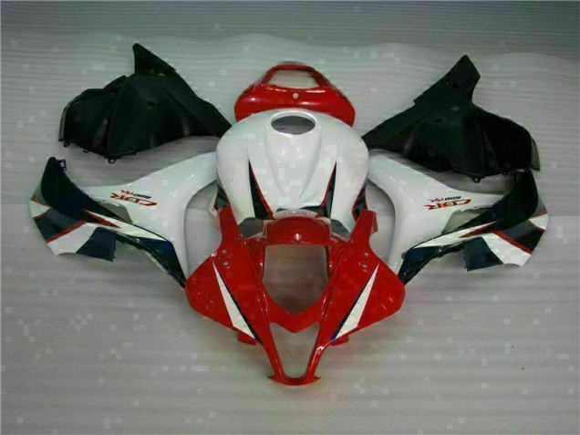 Rouge Blanc Carénage Moto Honda CBR 600 RR 2009-2012 Rouge Blanc Carénage Moto Honda CBR 600 RR 2009-2012