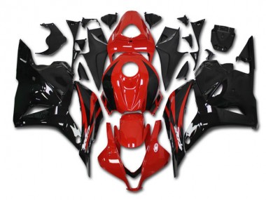 Rouge Noir Kit Carénages Motos Honda CBR 600 RR 2009-2012