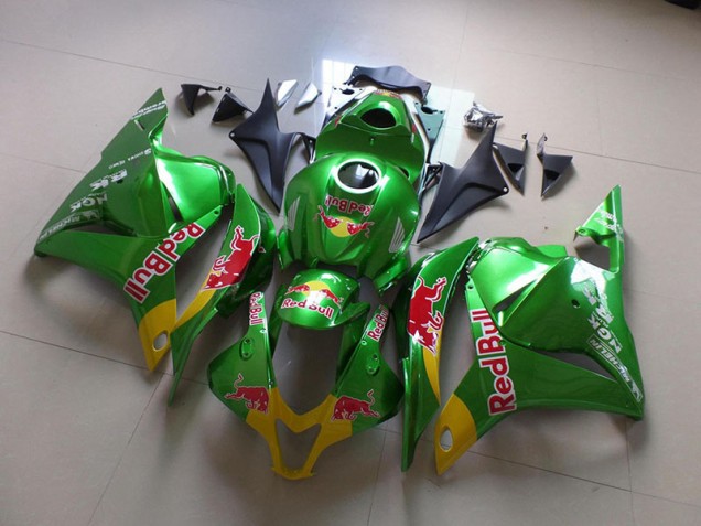 Vert Red Bull Carénage Moto Honda CBR 600 RR 2009-2012 Vert Red Bull Carénage Moto Honda CBR 600 RR 2009-2012