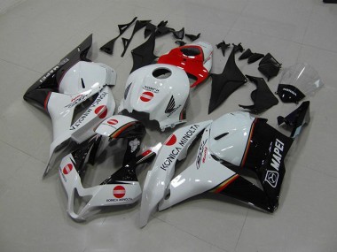 Rouge Konica Minolta Carénage Moto Honda CBR 600 RR 2009-2012