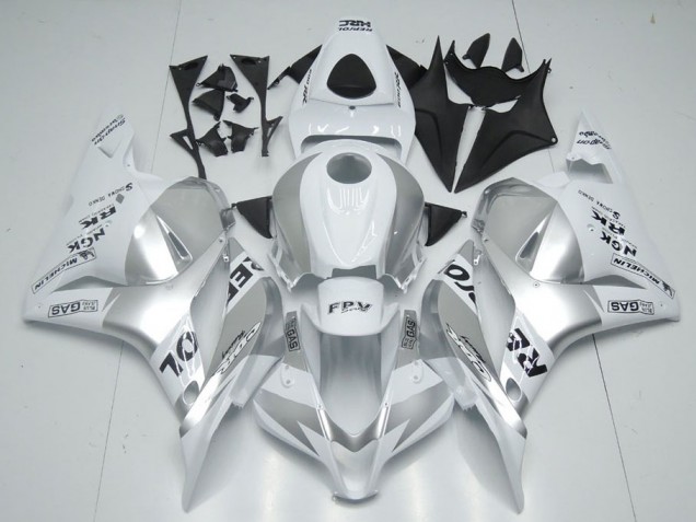 Blanc Argent Repsol Carénage Moto Honda CBR 600 RR 2009-2012 Blanc Argent Repsol Carénage Moto Honda CBR 600 RR 2009-2012
