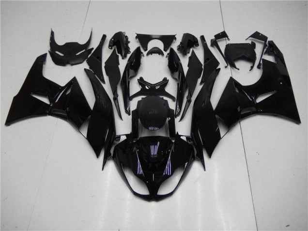 Noir Brillant Carénage Moto Kawasaki ZX6R 2009-2012 Noir Brillant Carénage Moto Kawasaki ZX6R 2009-2012
