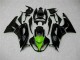 Noir Vert Kit Carénages Motos Complet Kawasaki ZX6R 2009-2012 Noir Vert Kit Carénages Motos Complet Kawasaki ZX6R 2009-2012