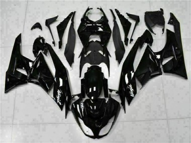 Noir Blanc Ninja Carénage Moto Kawasaki ZX6R 2009-2012