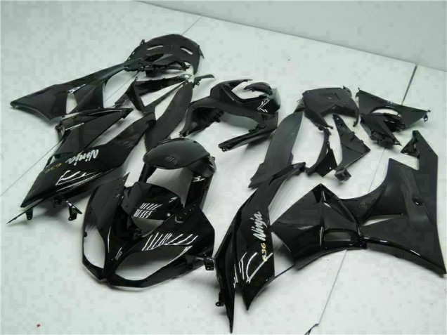 Noir Blanc Ninja 636 Carénage Moto Kawasaki ZX6R 2009-2012 Noir Blanc Ninja 636 Carénage Moto Kawasaki ZX6R 2009-2012