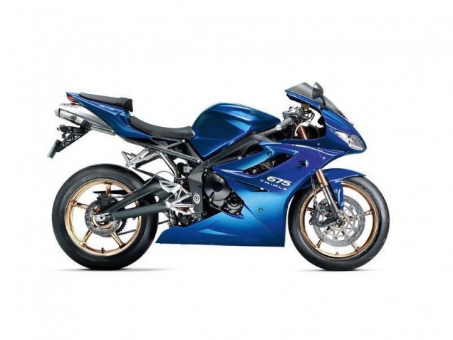 Bleu Carénage Moto Triumph Daytona 675 Triple 2009-2012 Bleu Carénage Moto Triumph Daytona 675 Triple 2009-2012