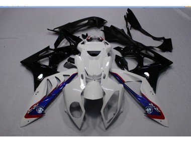 Blanc Noir Bleu Carénage Moto BMW S1000RR 2009-2014