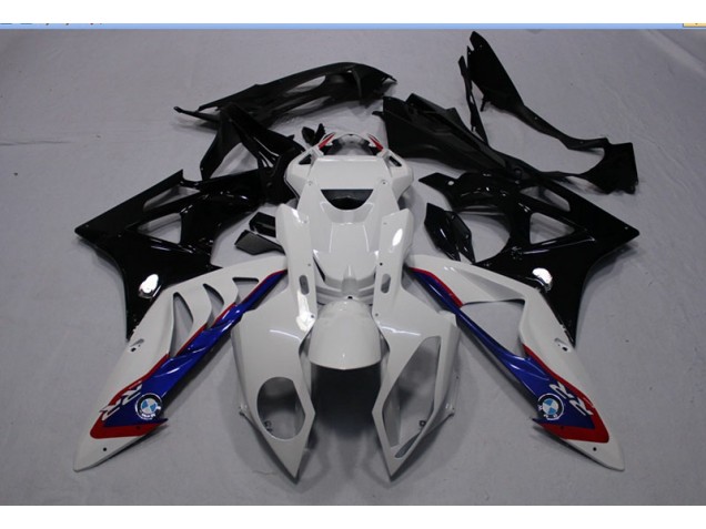 Blanc Noir Bleu Carénage Moto BMW S1000RR 2009-2014 Blanc Noir Bleu Carénage Moto BMW S1000RR 2009-2014