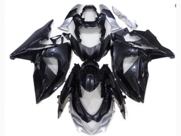 Noir Argent Carénage Moto Suzuki GSXR 1000 K9 2009-2016 Noir Argent Carénage Moto Suzuki GSXR 1000 K9 2009-2016
