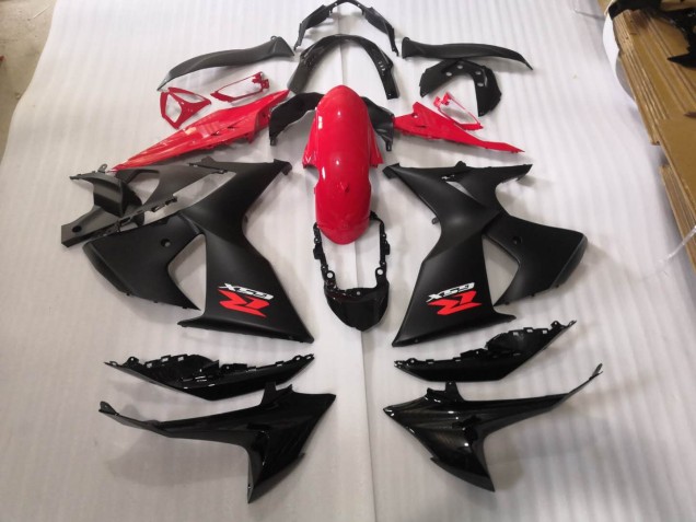 Brillant Noir Mat Carénage Moto Suzuki GSXR 1000 K9 2009-2016