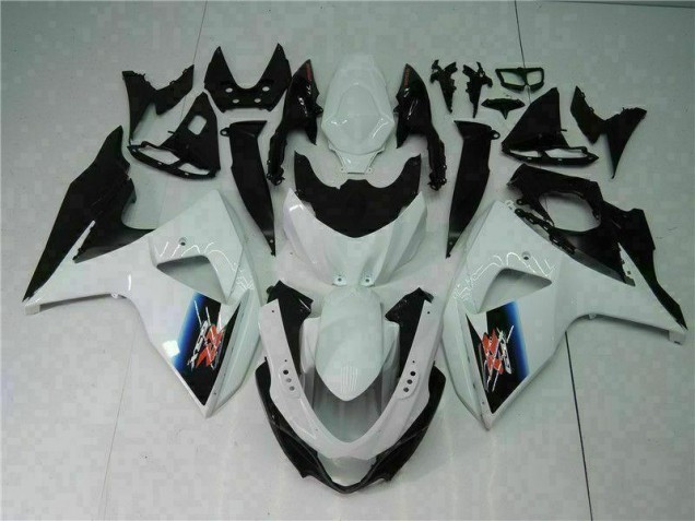 Blanc Noir Carrosserie Moto Suzuki GSXR 1000 K9 2009-2016 Blanc Noir Carrosserie Moto Suzuki GSXR 1000 K9 2009-2016