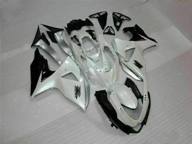 Blanc Noir Carénages Moto Suzuki GSXR 1000 K9 2009-2016