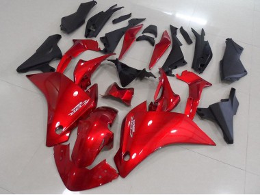 Rouge Noir Mat Carénage Moto Honda CBR 250 RR 2011-2013