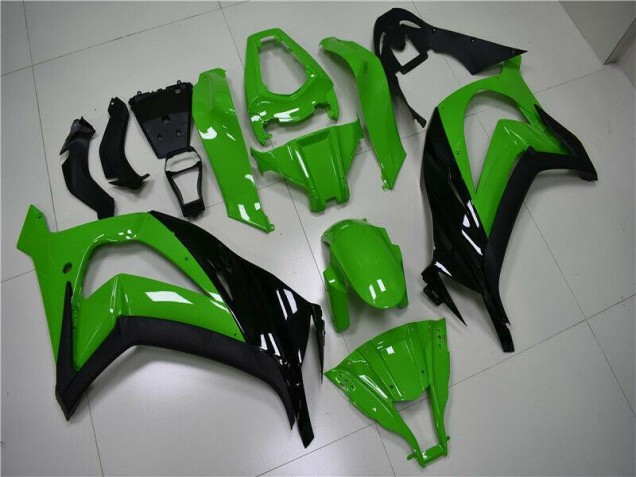 Vert Noir Carrosserie Moto Kawasaki ZX10R 2011-2015 Vert Noir Carrosserie Moto Kawasaki ZX10R 2011-2015