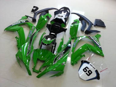 Vert Carénage Moto Kawasaki ZX10R 2011-2015