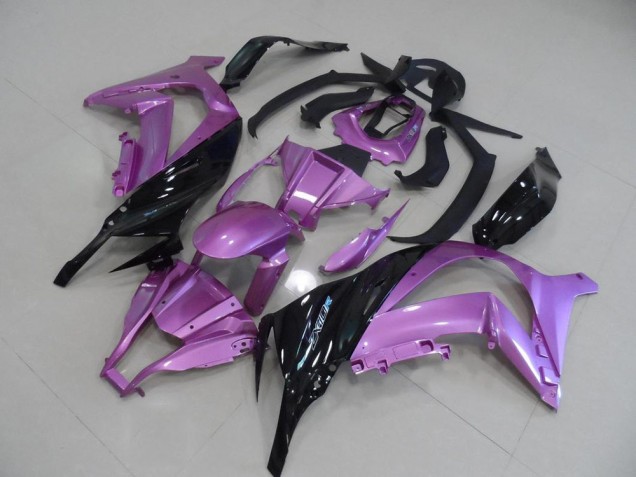 Rose et Noir Carénage Moto Kawasaki ZX10R 2011-2015 Rose et Noir Carénage Moto Kawasaki ZX10R 2011-2015