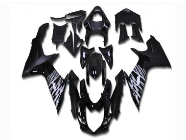 Noir Mat Carénage Moto Suzuki GSXR 600 / 750 K11 2011-2024