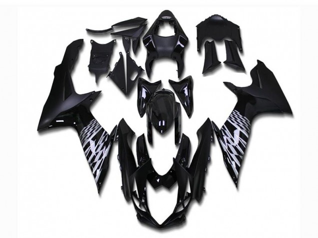 Noir Mat Carénage Moto Suzuki GSXR 600 / 750 K11 2011-2024 Noir Mat Carénage Moto Suzuki GSXR 600 / 750 K11 2011-2024
