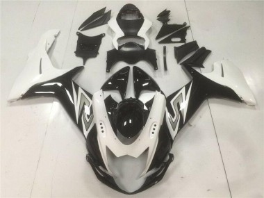Noir Blanc Carénages Moto Suzuki GSXR 600 / 750 K11 2011-2024