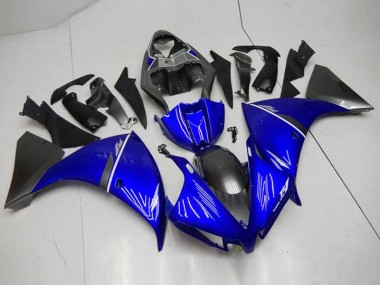 Noir Bleu Carénage Moto Yamaha R1 2012-2014