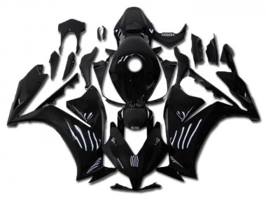 Noir Brillant Carénage Moto Honda CBR 1000 RR 2012-2016
