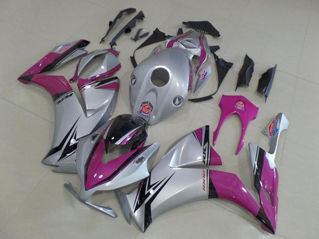 Argent Rose Carénage Moto Honda CBR 1000 RR 2012-2016 Argent Rose Carénage Moto Honda CBR 1000 RR 2012-2016