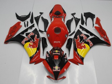 Noir Red Bull Carénage Moto Honda CBR 1000 RR 2012-2016
